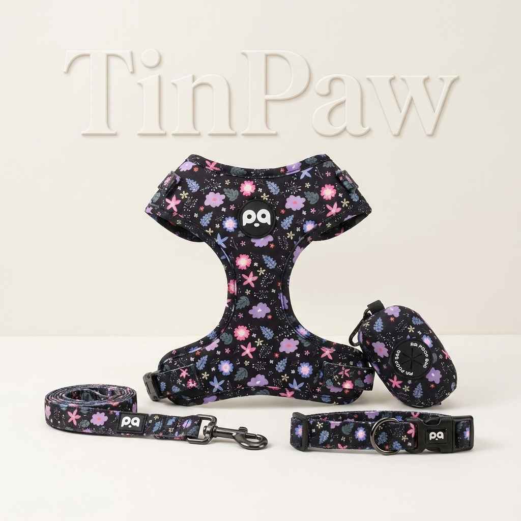 Patterned Dog Collar Leash - Dog Gear - TinPaw