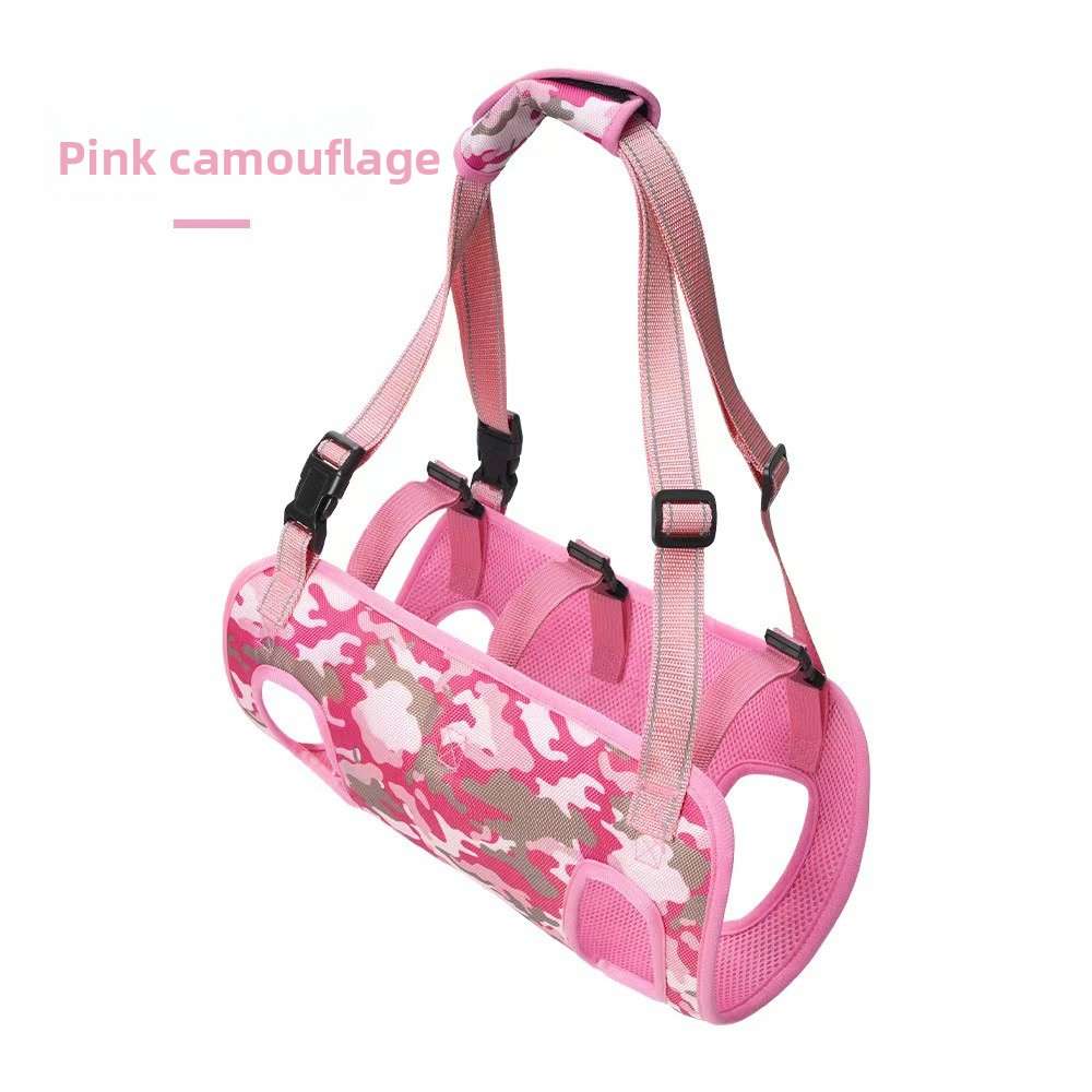 Reflective Dog Support Harness - Dog Gear - TinPaw - Pink camouflage - M - SU00145983 - Pink camouflage - M