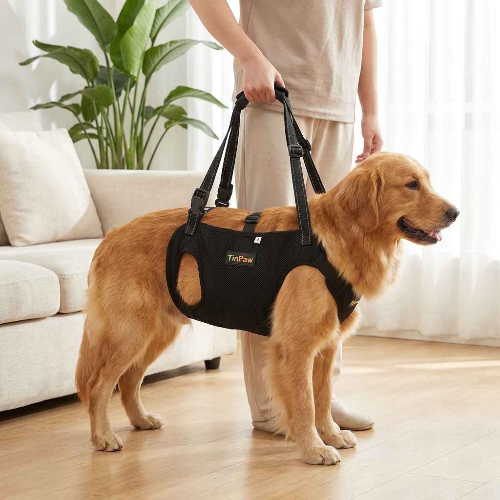 Reflective Dog Support Harness - Dog Gear - TinPaw