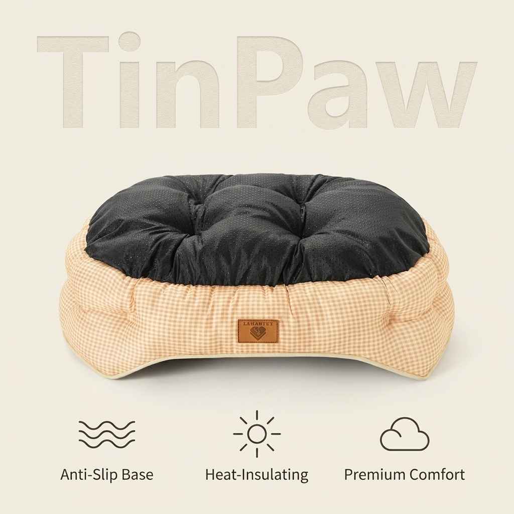 All - Season Plush Dog Bed - Dog Beds & Furniture - TinPaw