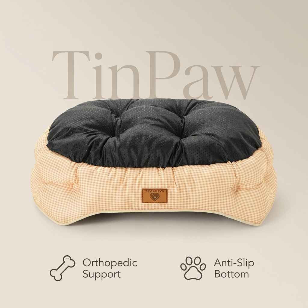 All - Season Plush Dog Bed - Dog Beds & Furniture - TinPaw