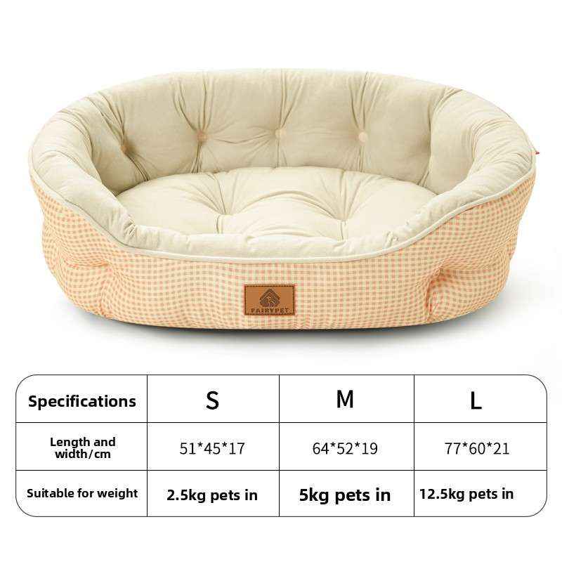 All - Season Plush Dog Bed - Dog Beds & Furniture - TinPaw