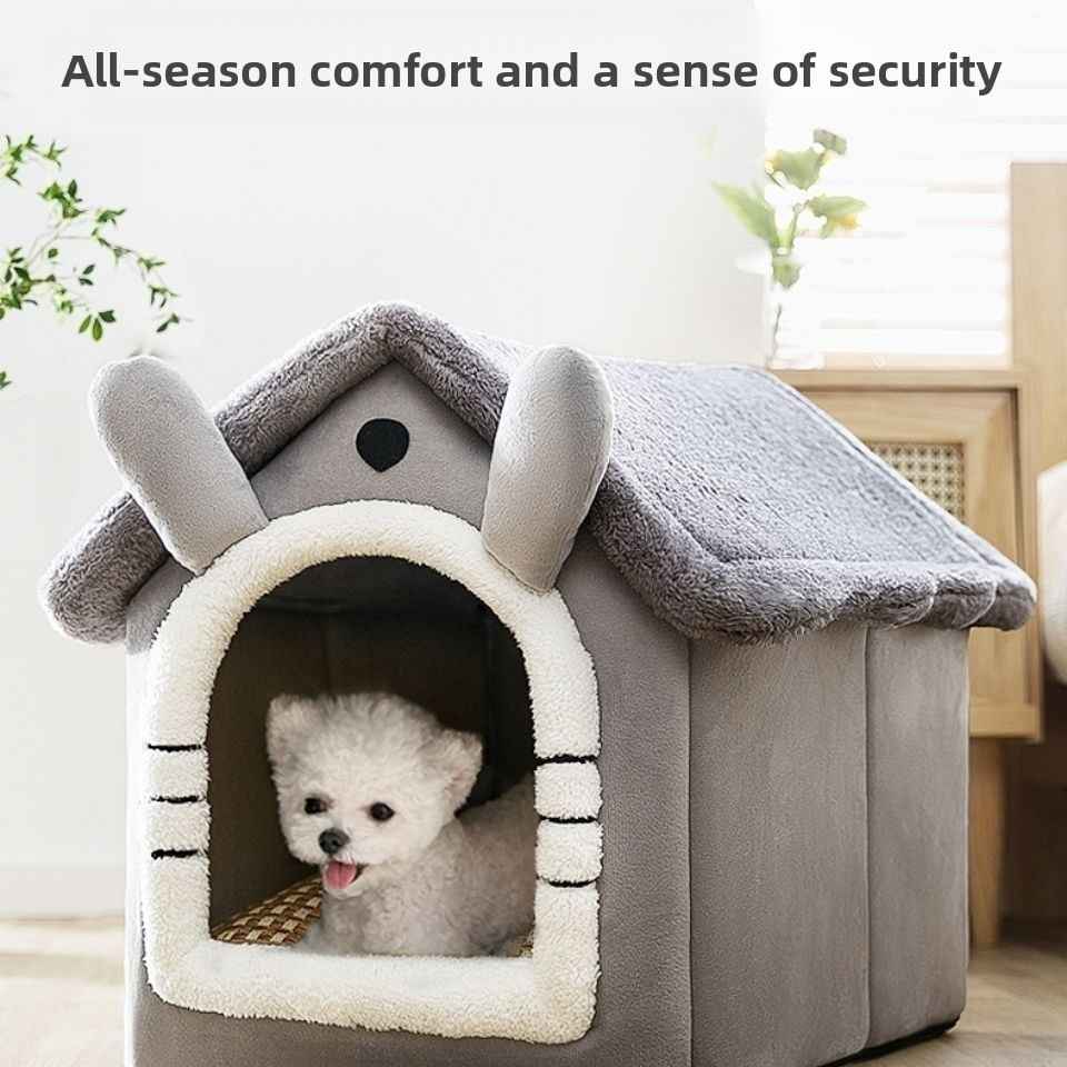 Washable Dog House Bed - Dog Beds & Furniture - TinPaw