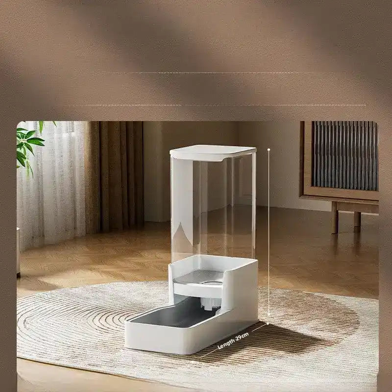 Pet Feeder Water Dispenser Combo - Automatic Pet Feeder - TinPaw