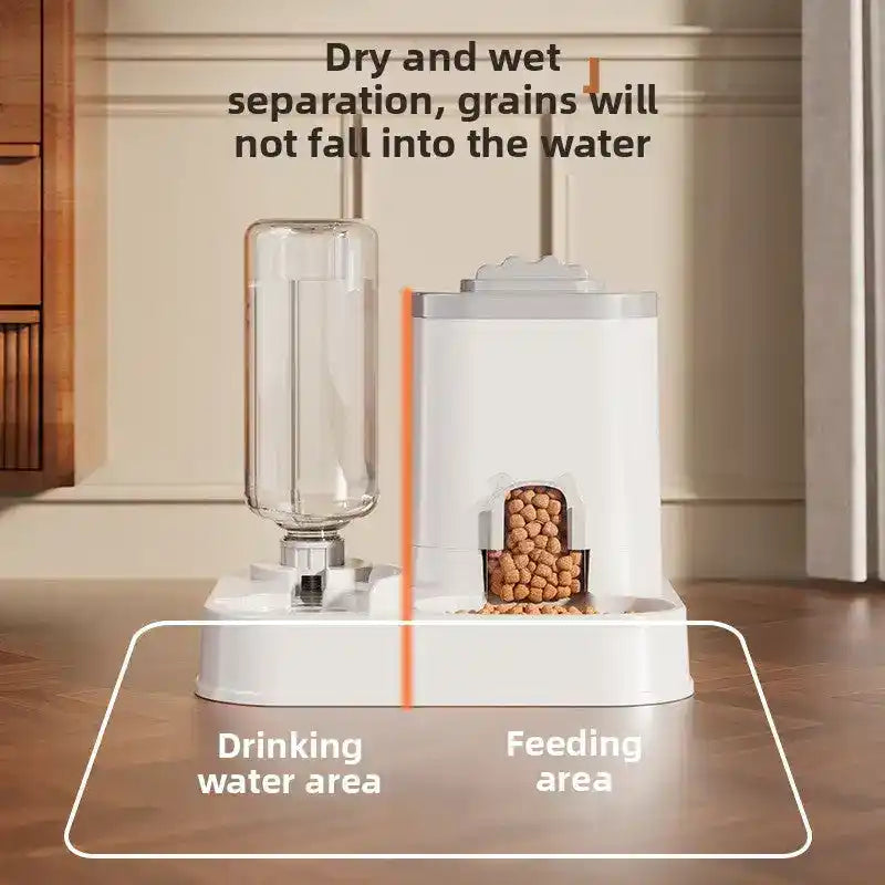 Gravity Pet Feeder Dispenser 4L - Automatic Pet Feeder - TinPaw