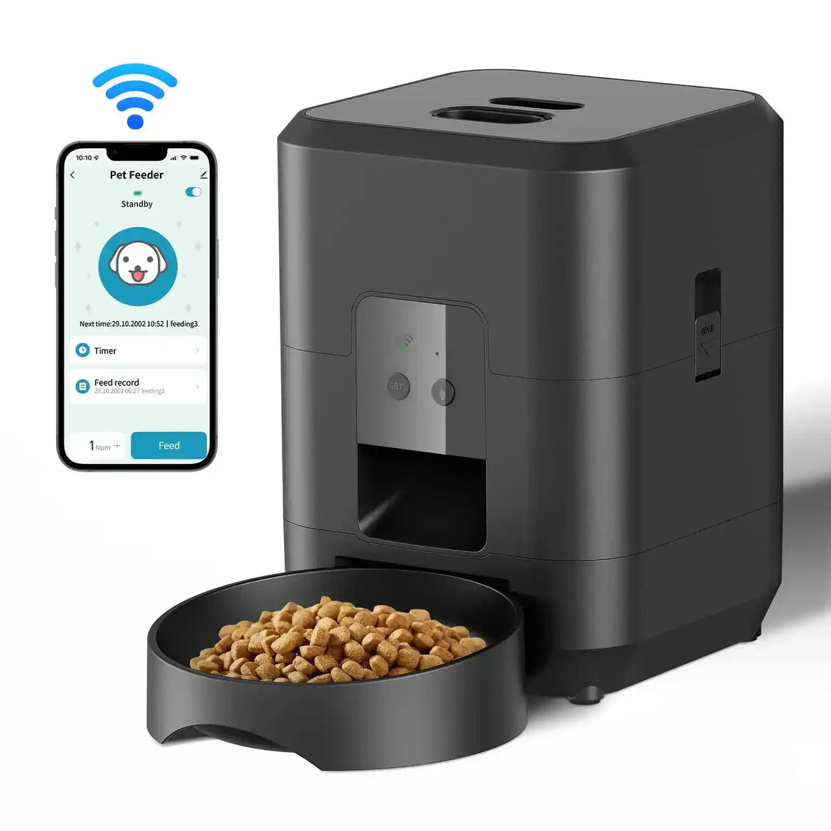 WiFi Pet Feeder Camera 2L - Automatic Pet Feeder - TinPaw