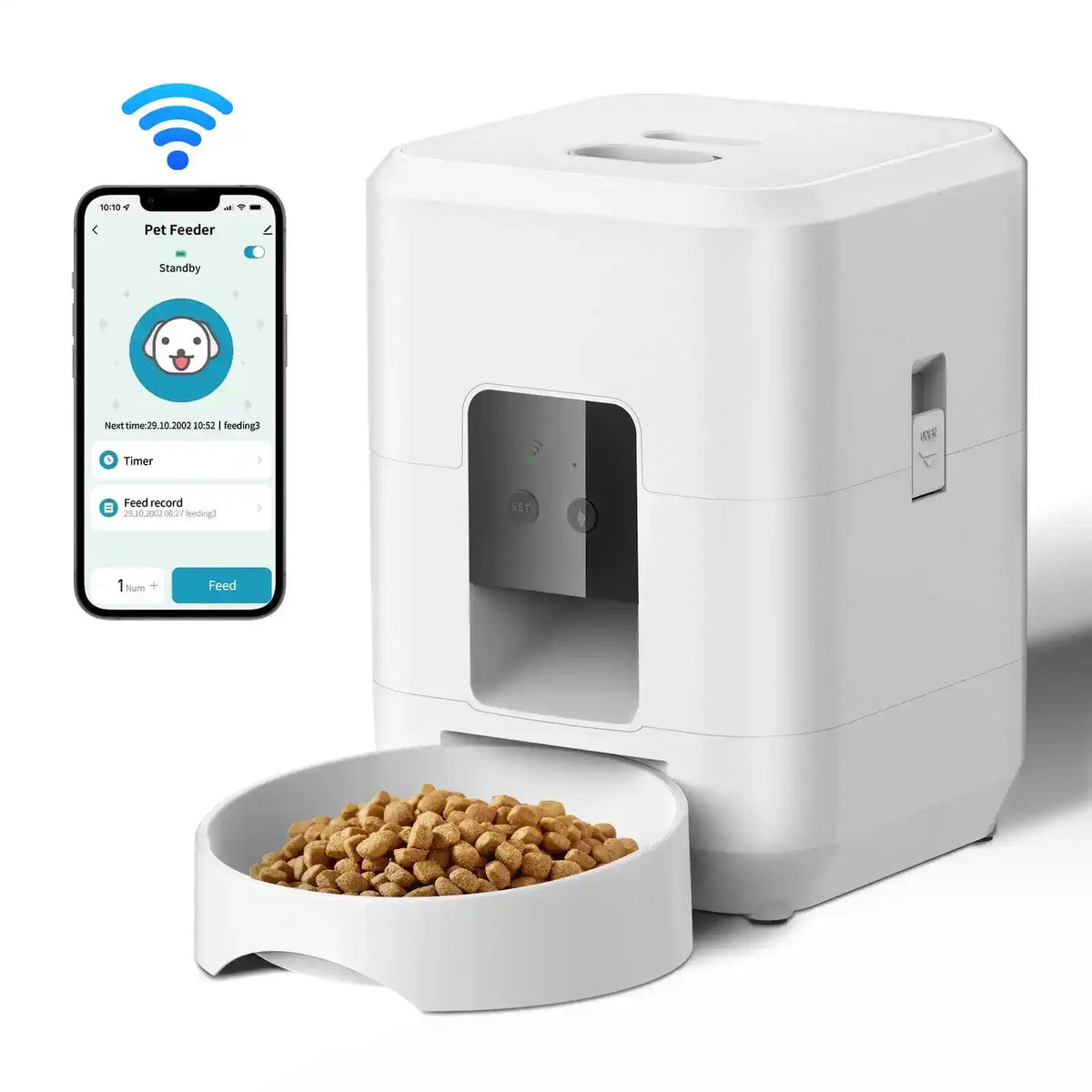 WiFi Pet Feeder Camera 2L - Automatic Pet Feeder - TinPaw