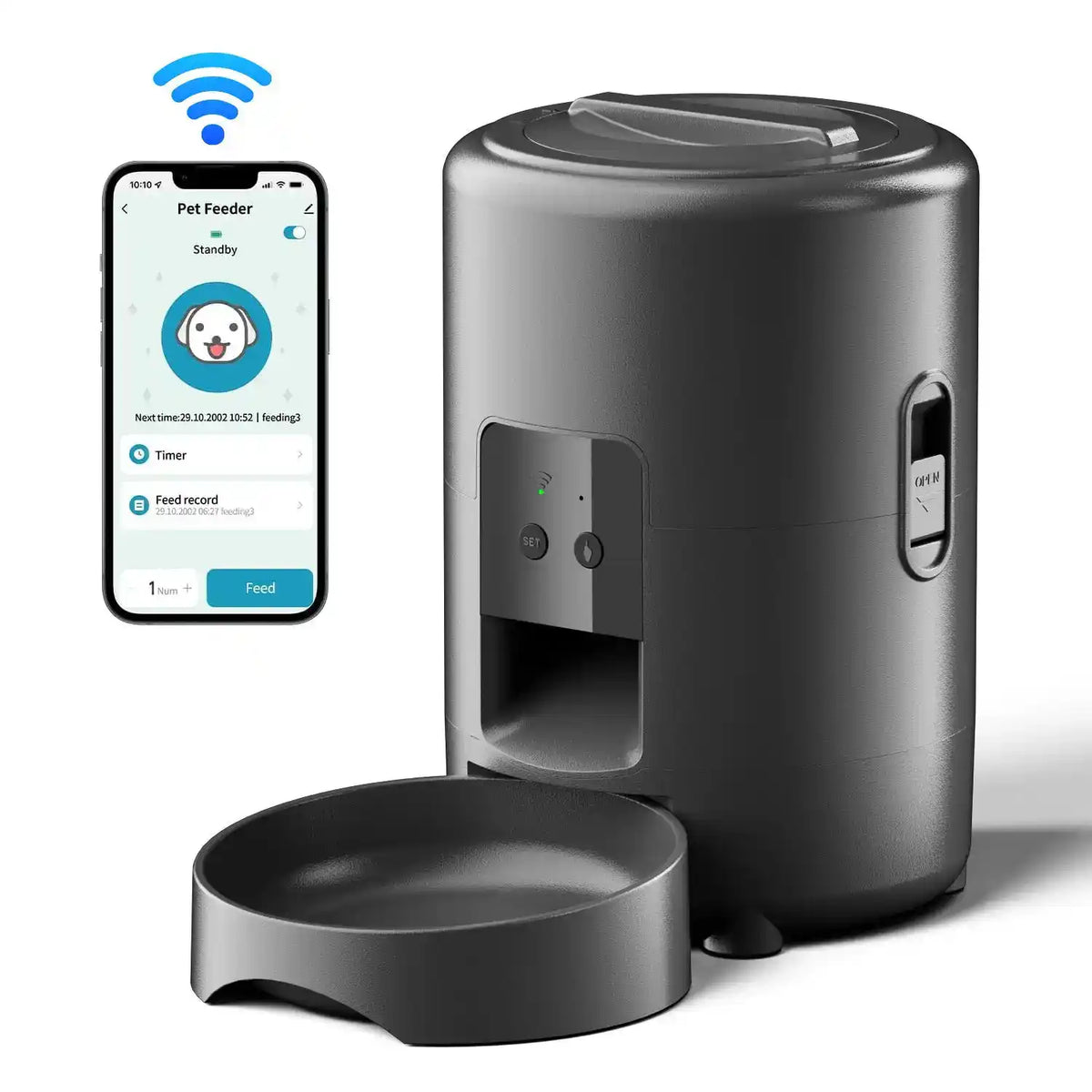 WiFi Pet Feeder Camera 2L - Automatic Pet Feeder - TinPaw