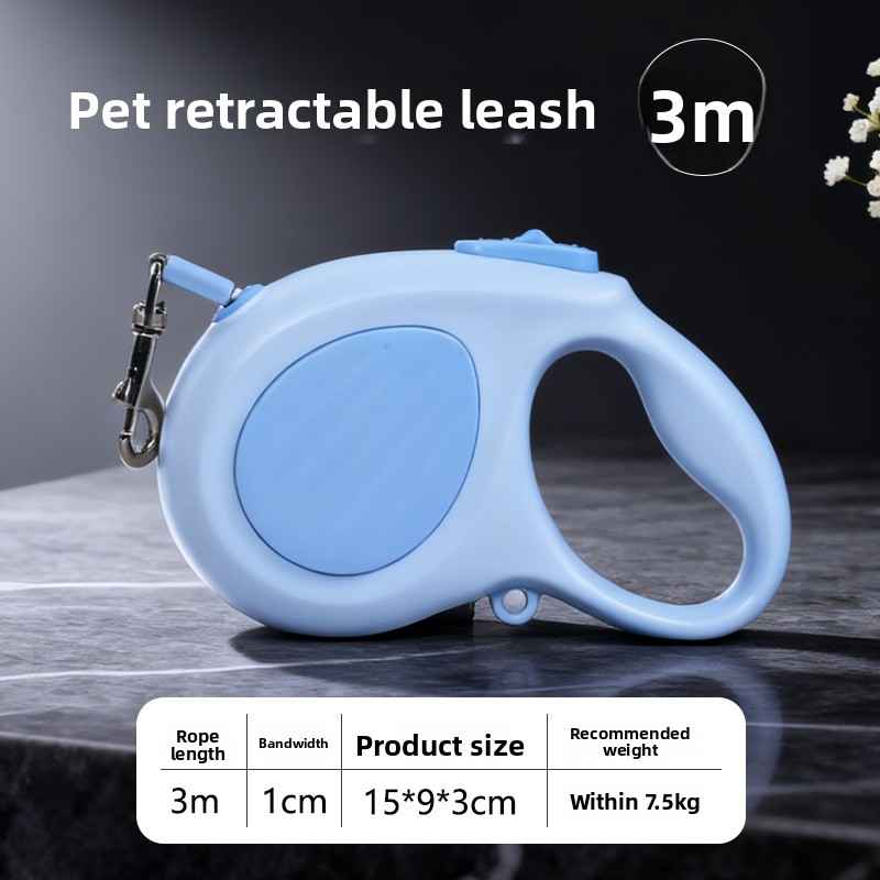 Automatic Retractable Dog Leash - Dog Gear - TinPaw - 3m - blue - No specifications - SU00360358 - 3m - blue - No specifications