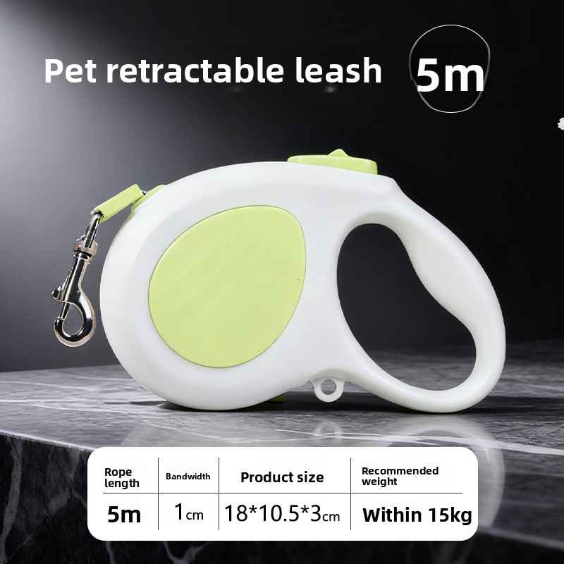 Automatic Retractable Dog Leash - Dog Gear - TinPaw - 5m - green - No specifications - SU00360358 - 5m - green - No specifications