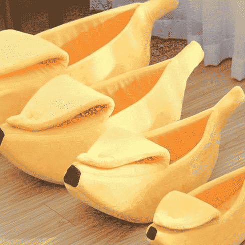 Banana Dog Bed Nest - Dog Beds & Furniture - TinPaw