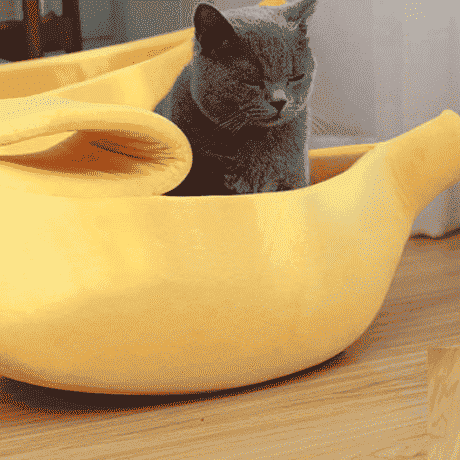 Banana Dog Bed Nest - Dog Beds & Furniture - TinPaw - Yellow - XL 93x30x22cm - SUPEFDB00005 - BA