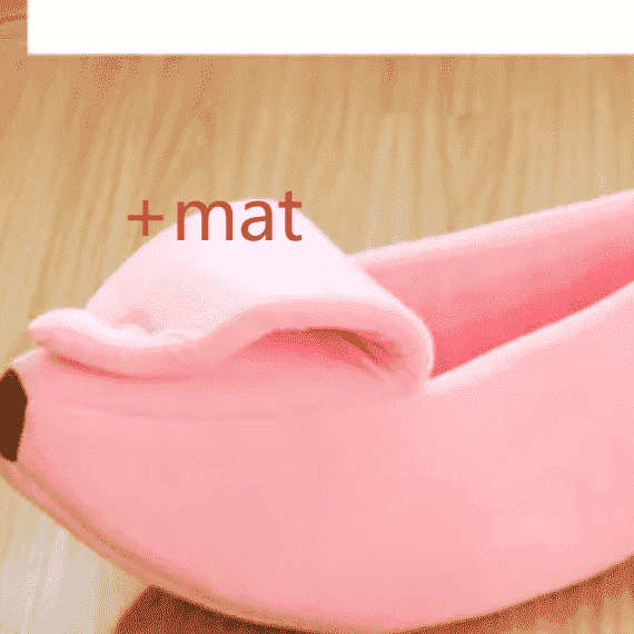 Banana Dog Bed Nest - Dog Beds & Furniture - TinPaw - Pink Mat - XL 93x30x22cm - SUPEFDB00005 - BE