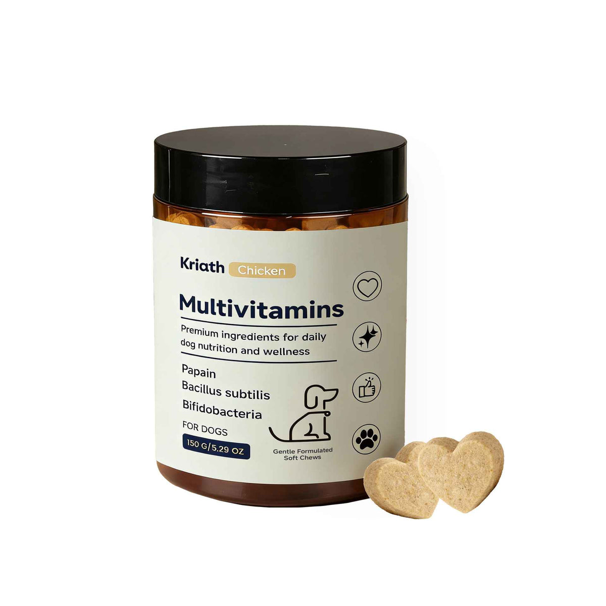 Dog Multivitamin Probiotic Tablets - Dog Health - TinPaw