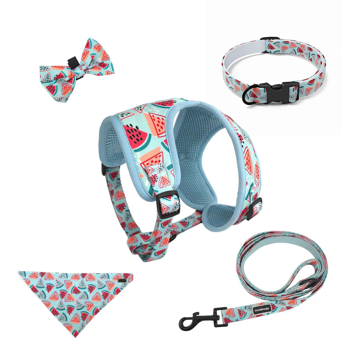 Mesh Dog Harness 5 - Piece - Dog Gear - TinPaw