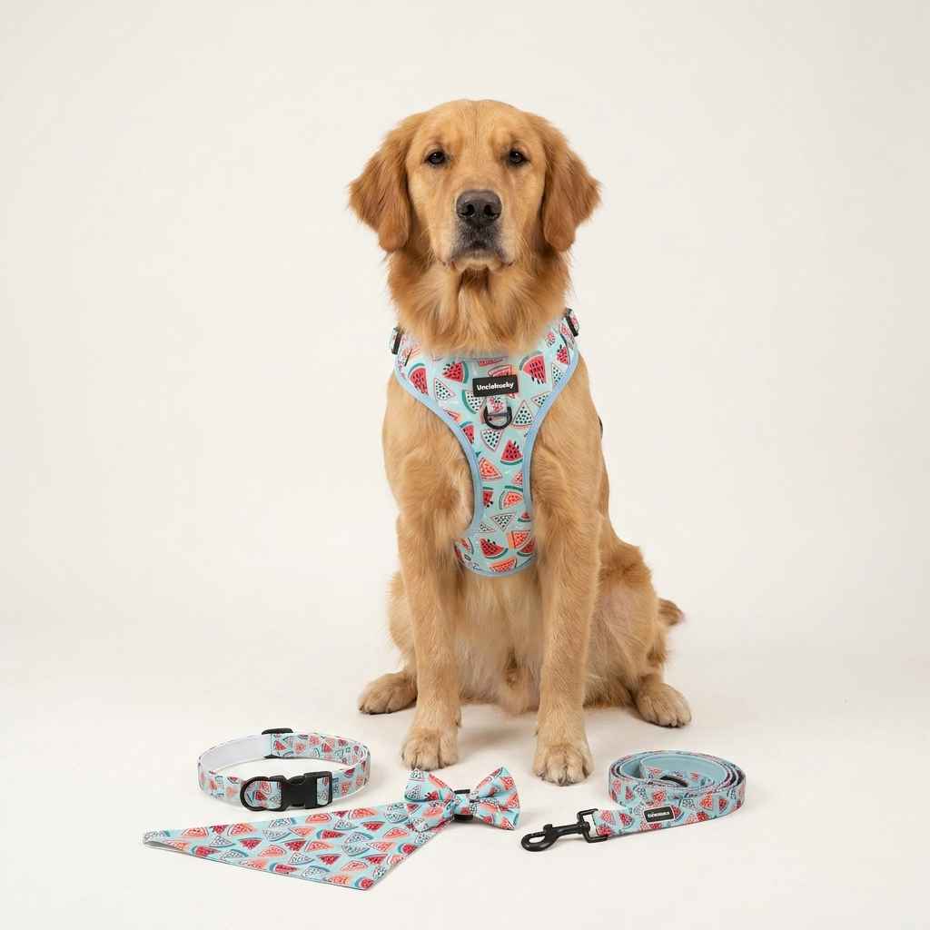 Mesh Dog Harness 5 - Piece - Dog Gear - TinPaw