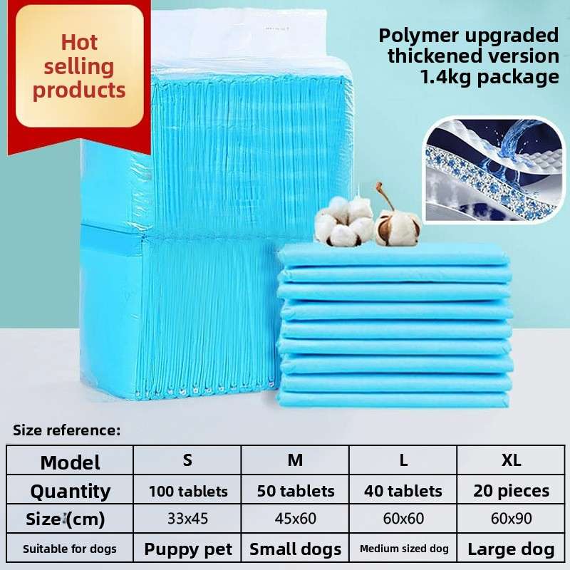 Pet Training Pads Odor Control - Dog Diapers - TinPaw - Blue Thick XL 60x90cm 20pcs - SU00108880 - Blue Thick XL 60x90cm 20pcs