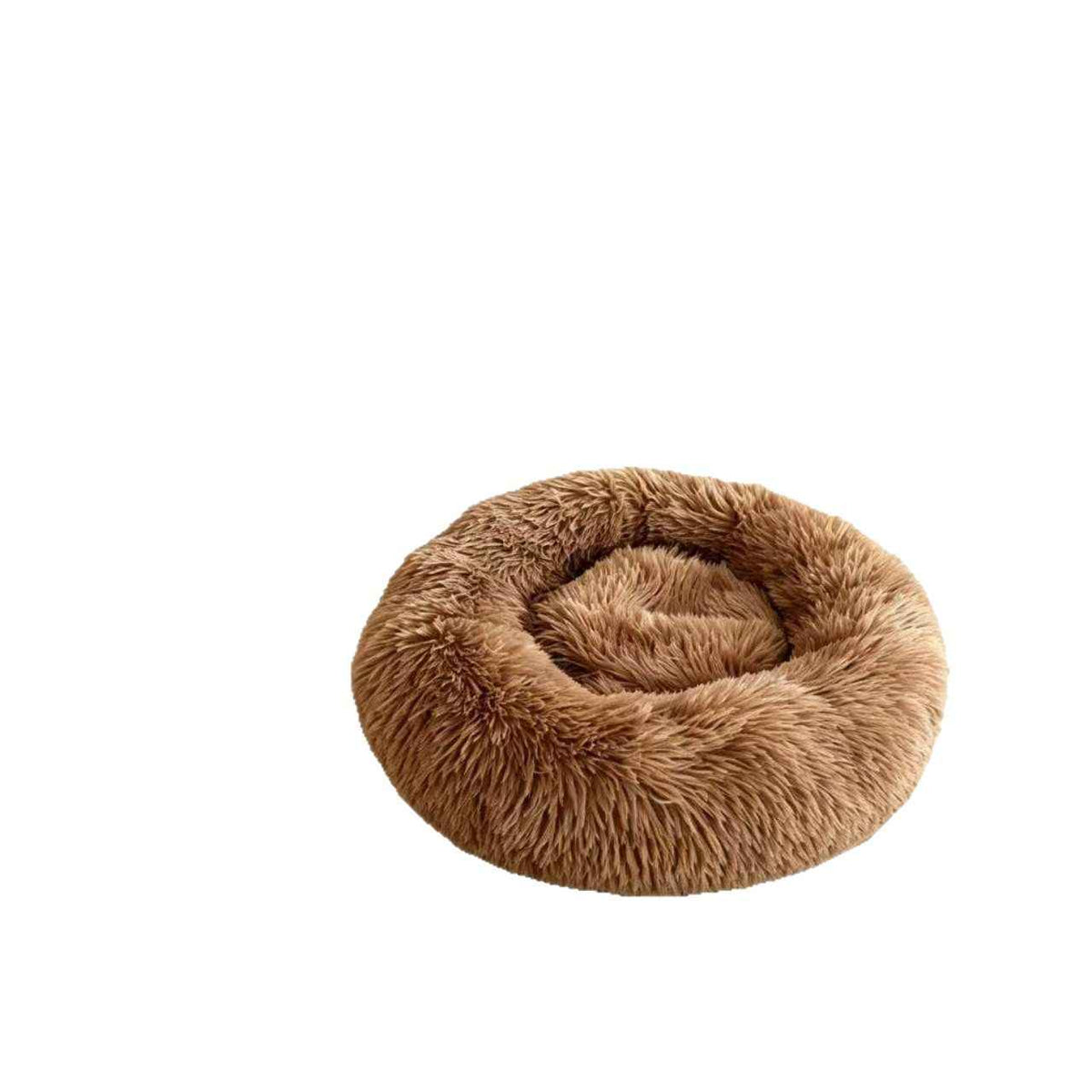 Calming Round Plush Pet Bed - Dog Beds & Furniture - TinPaw