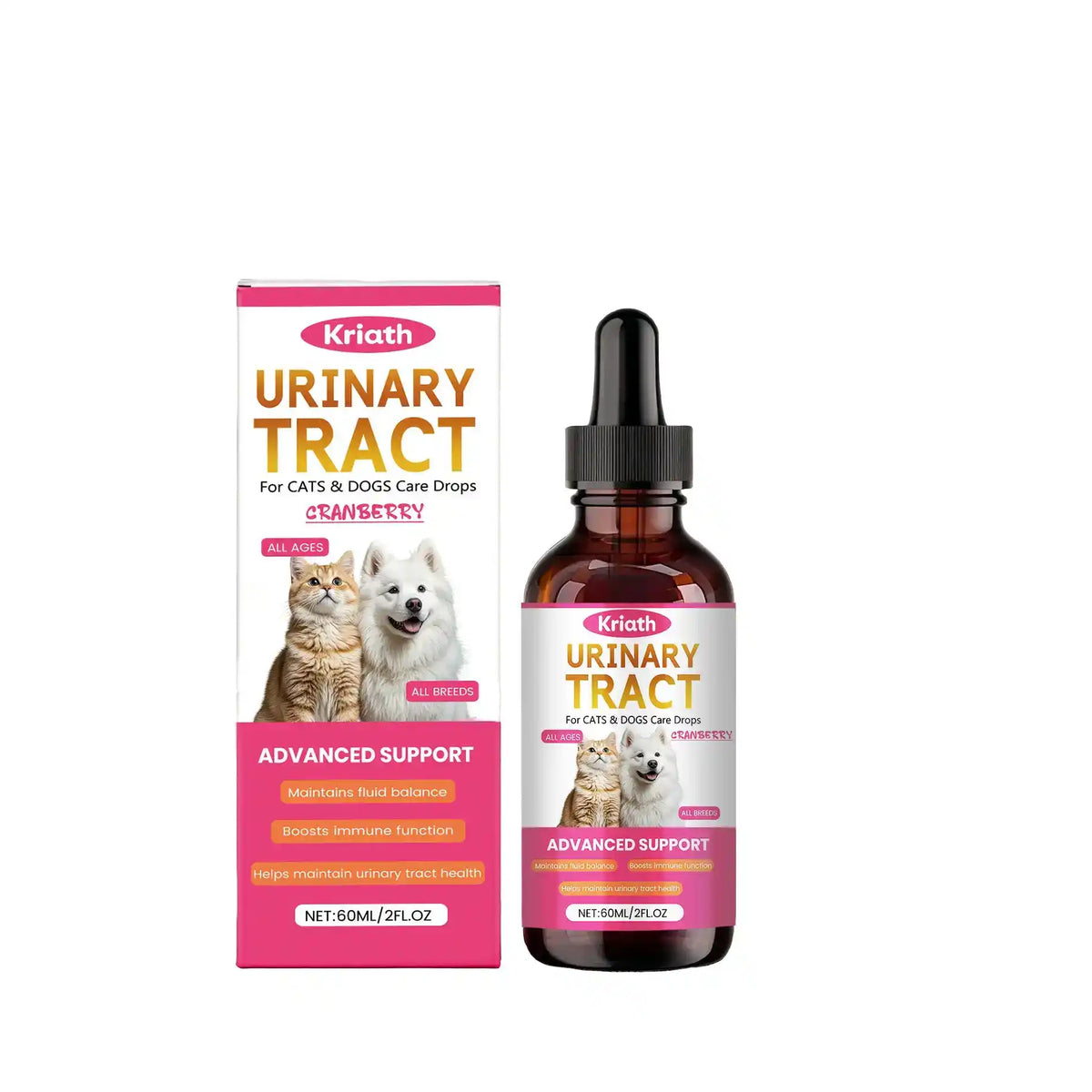 Dog Cat Vitality Drops 60ml - Dog Health - TinPaw
