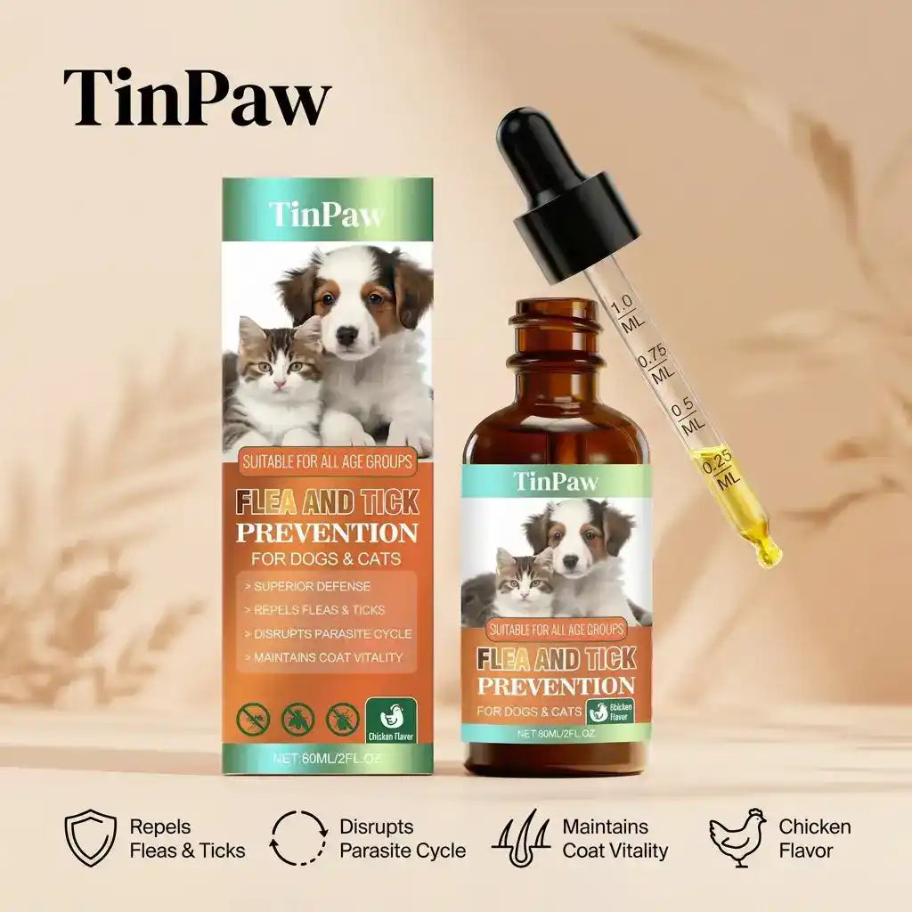 Cat Skin & Coat Care Drops - Dog Health - TinPaw