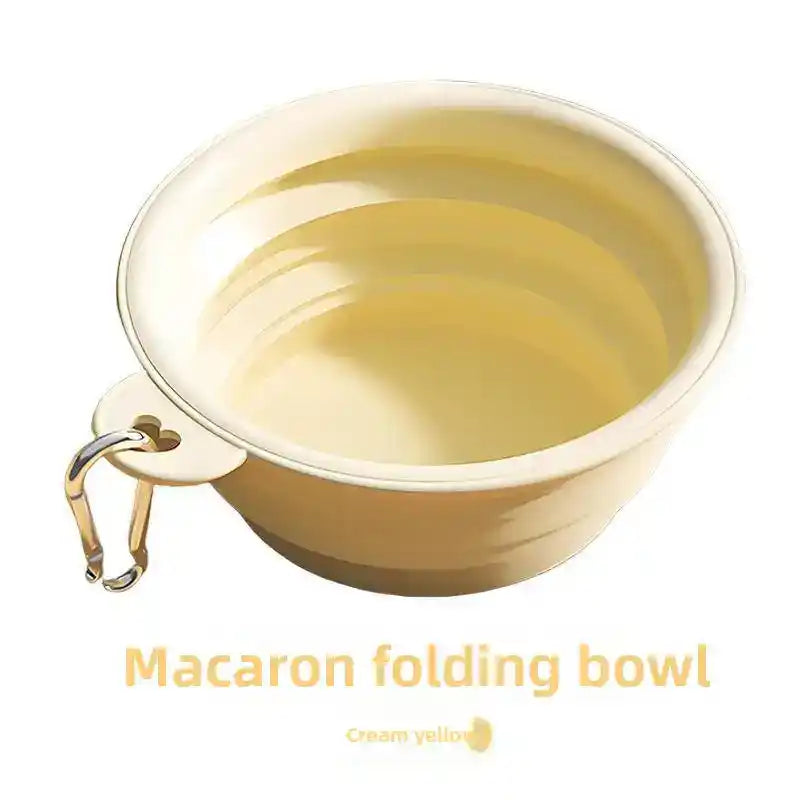 Collapsible Silicone Dog Bowl - Slow Feeding Bowl - TinPaw