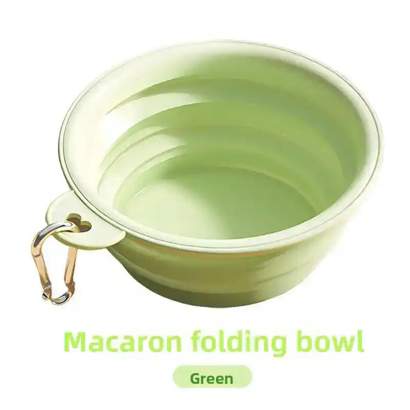 Collapsible Silicone Dog Bowl - Slow Feeding Bowl - TinPaw