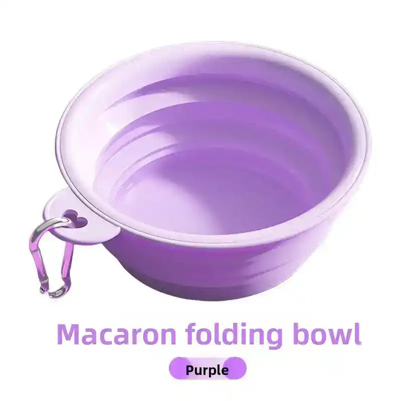 Collapsible Silicone Dog Bowl - Slow Feeding Bowl - TinPaw