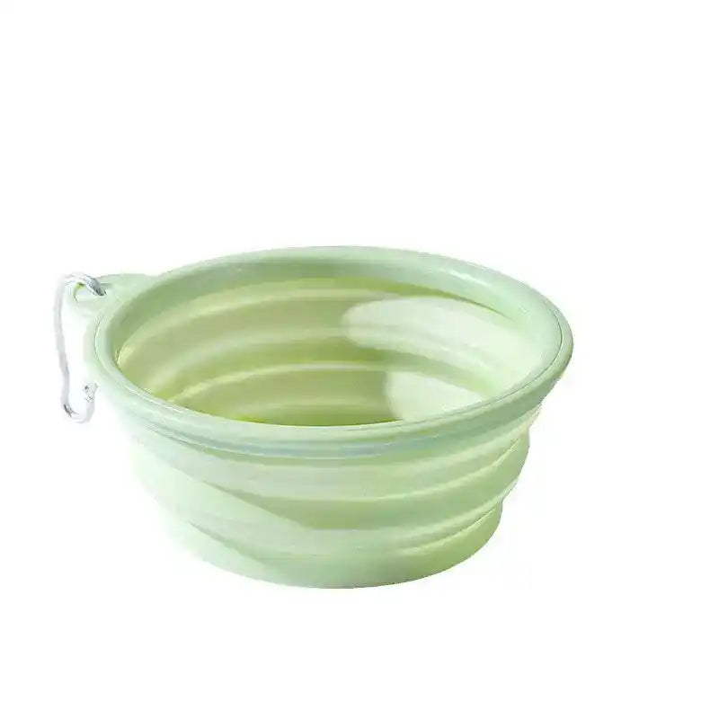 Collapsible Silicone Dog Bowl - Slow Feeding Bowl - TinPaw
