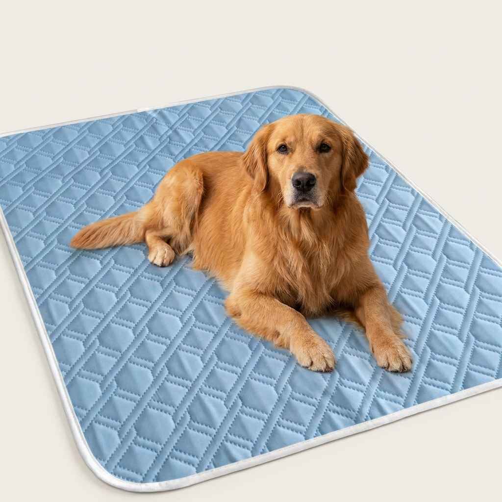 Cooling Dog Bed Mat - Dog Beds & Furniture - TinPaw - Sky Blue - XXL 150x100cm - SU00363536 - Sky Blue - XXL 150x100cm