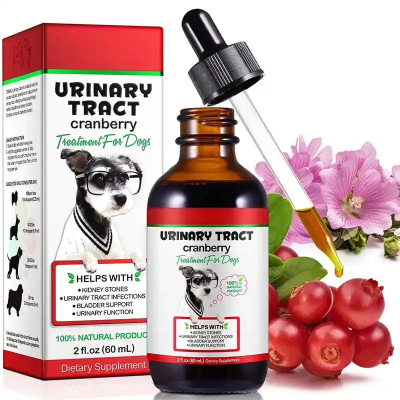 Cranberry Urinary Support Drops - Dog Health - TinPaw