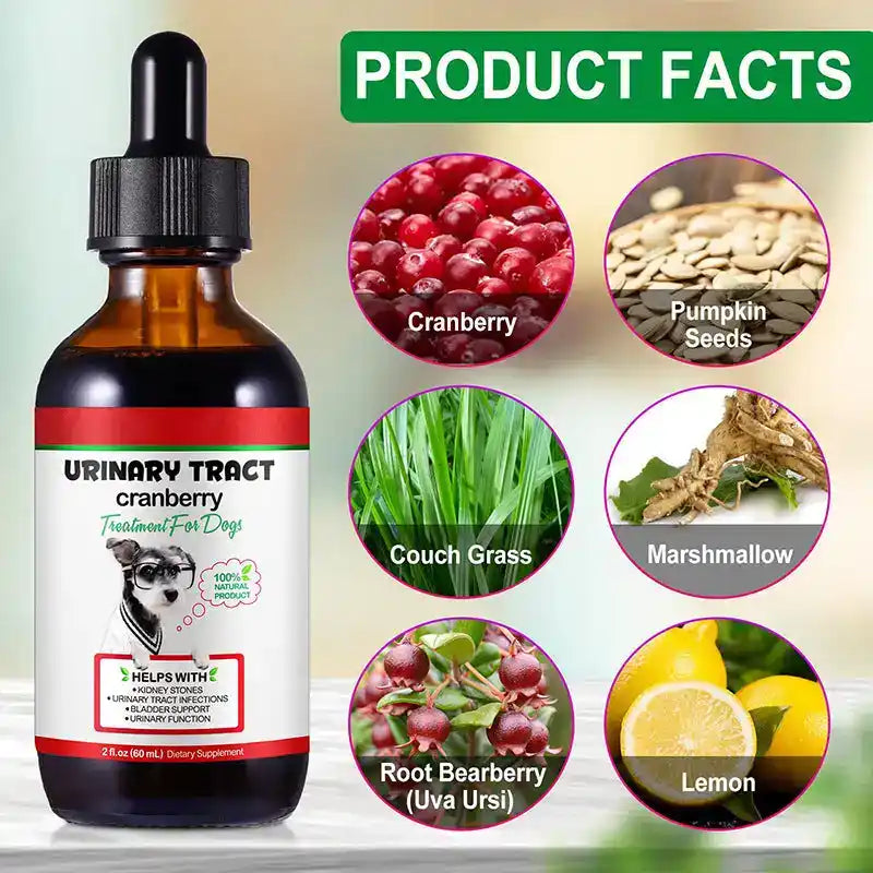Cranberry Urinary Support Drops - Dog Health - TinPaw