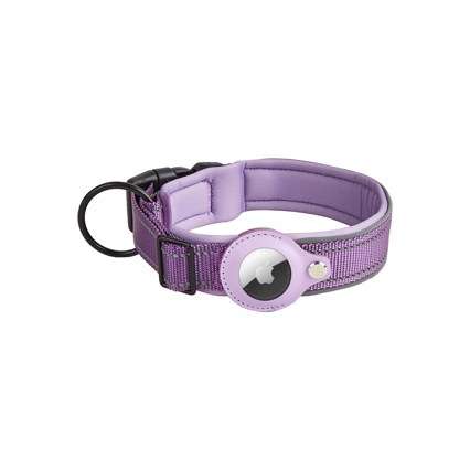 Dog Collar Leash GPS Slot - Dog Gear - TinPaw - Purple - M 3.5cm 38x45cm - SU00153092 - Purple - M 3.5cm 38x45cm