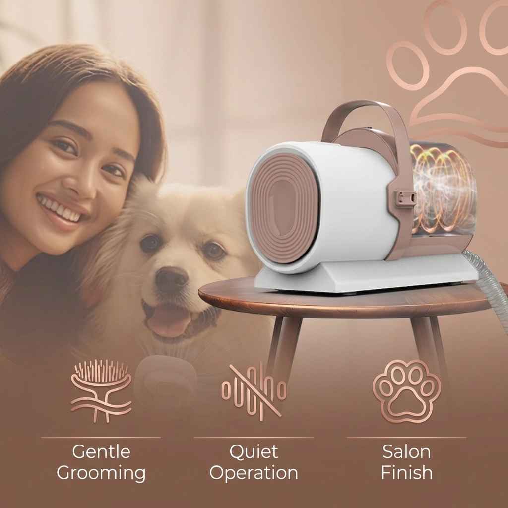 Dog Grooming Vacuum Strong - Dog Slicker Brushes - TinPaw