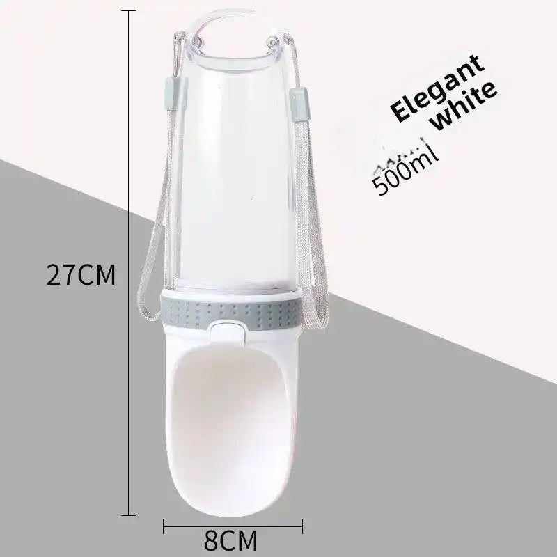 Dog Water Bottle 500ml – Leakproof - Dog Travel Accessories - TinPaw
