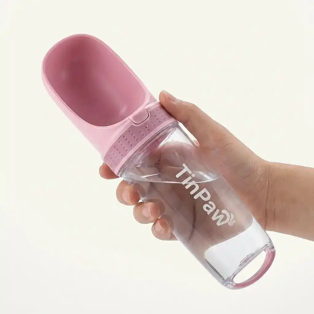 Dog Water Bottle 500ml – Leakproof - Dog Travel Accessories - TinPaw