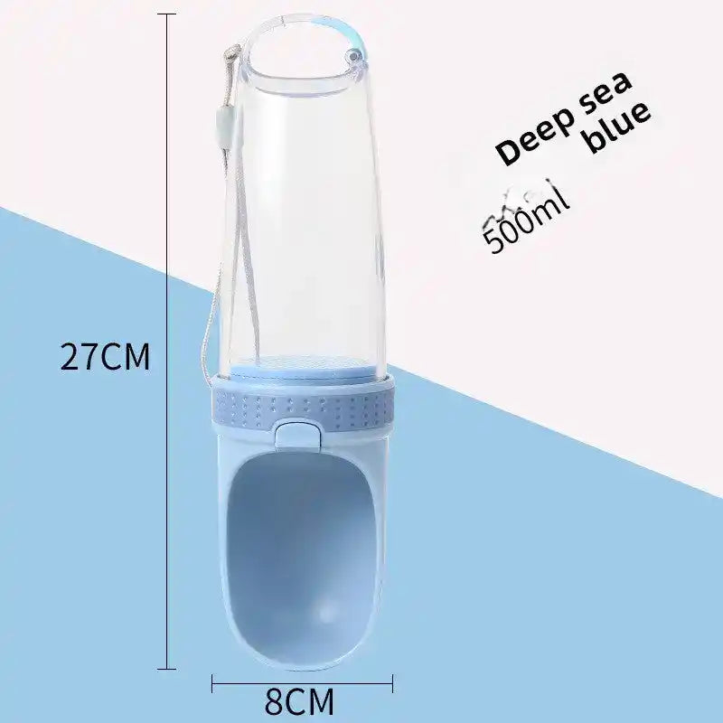 Dog Water Bottle 500ml – Leakproof - Dog Travel Accessories - TinPaw