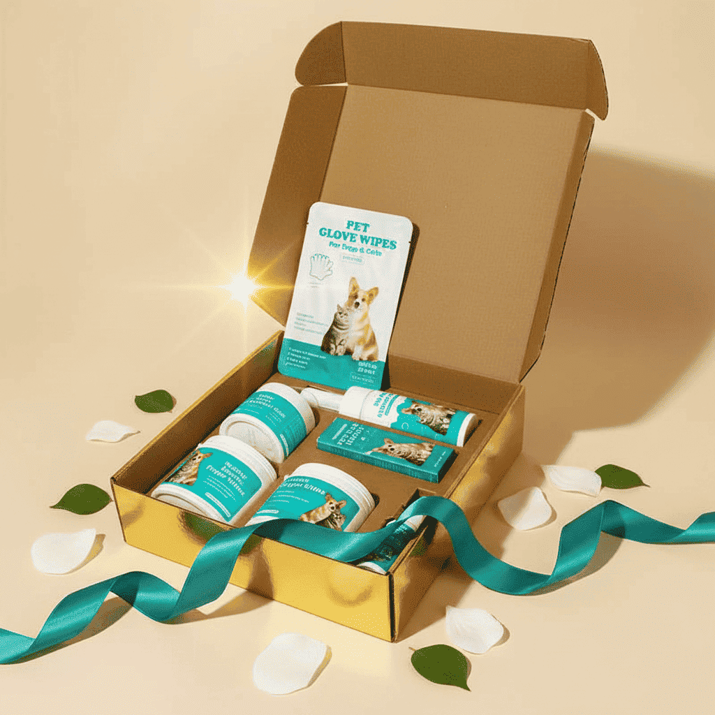 Pet Fur Wipes Box - Dog Grooming - TinPaw