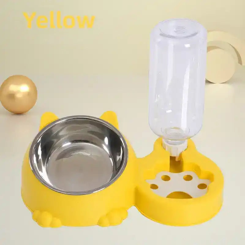 Dual - Bowl Auto Pet Feeder & Waterer - Automatic Pet Feeder - TinPaw