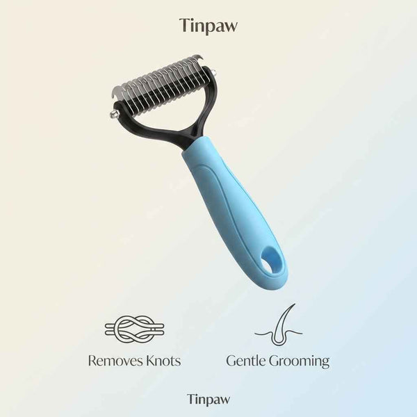 Dual - Sided Detangling Comb - Dog Slicker Brushes - TinPaw