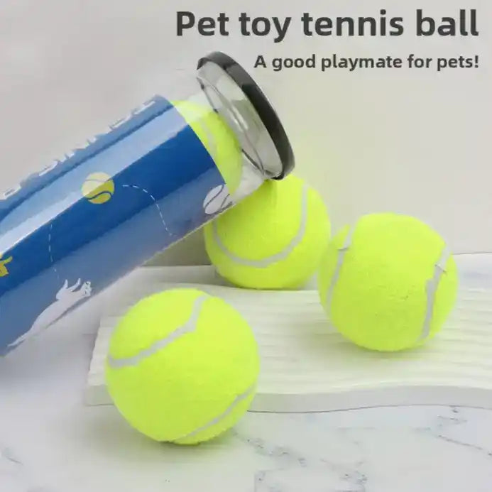 Dog Tennis Fetch Balls - Dog Toys - TinPaw
