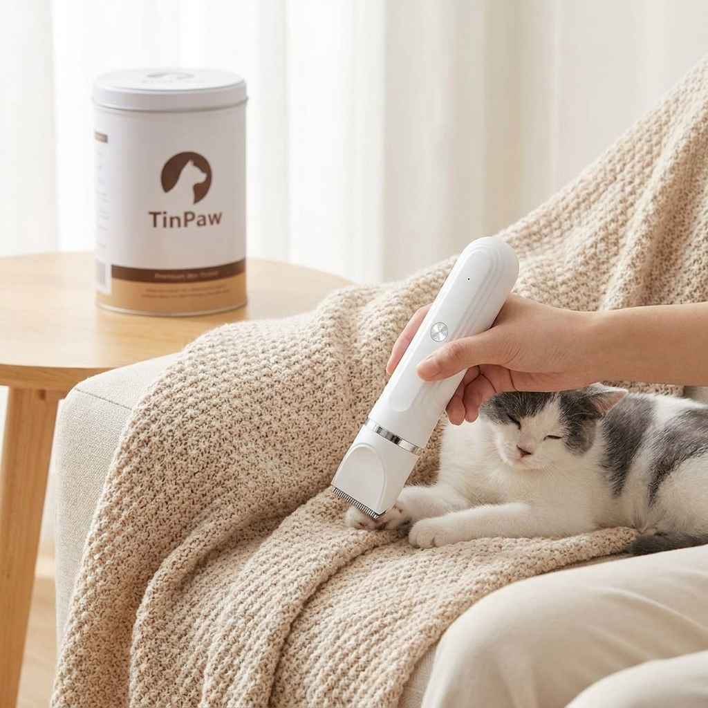 Cordless Pet Hair Clipper - Dog Slicker Brushes - TinPaw