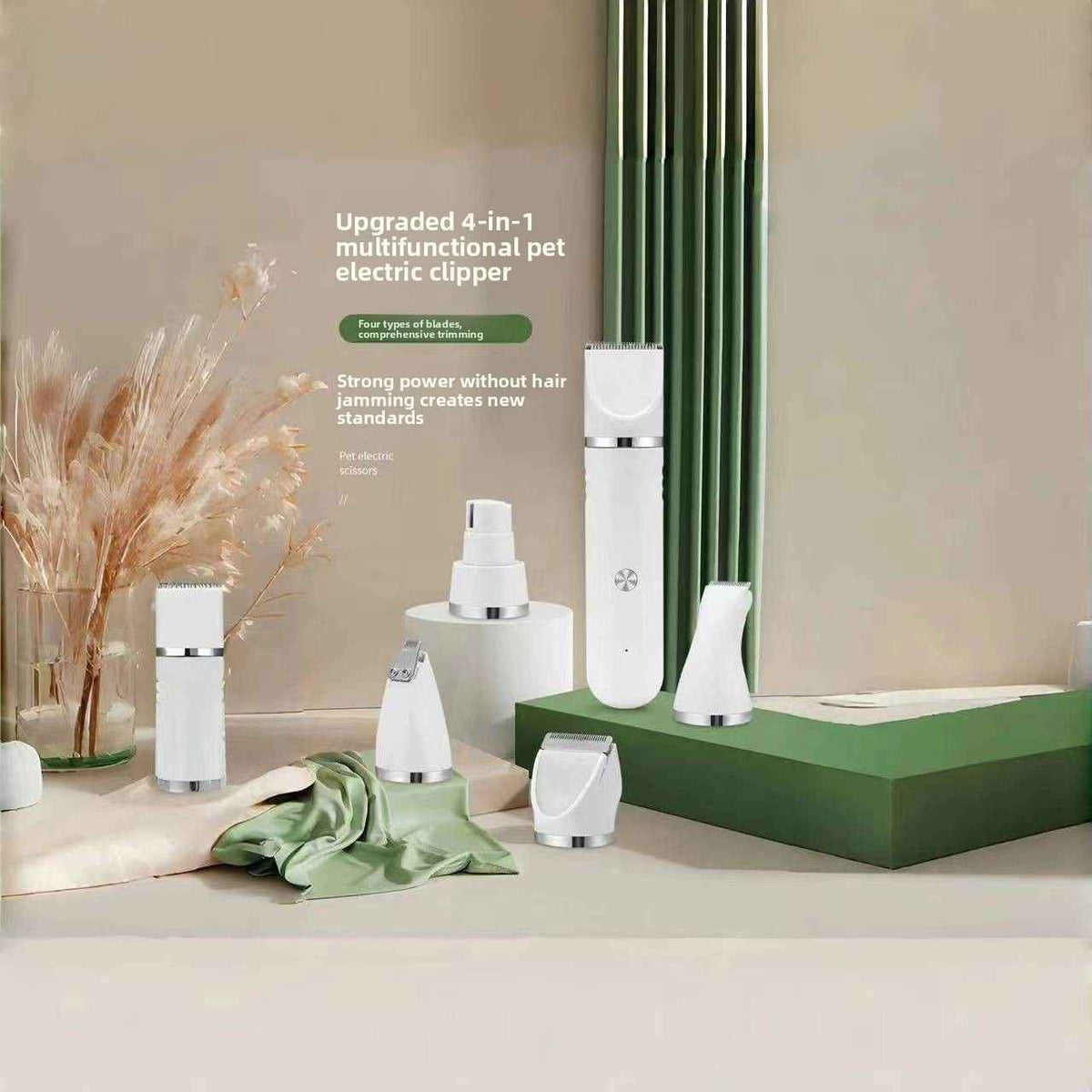 Cordless Pet Hair Clipper - Dog Slicker Brushes - TinPaw