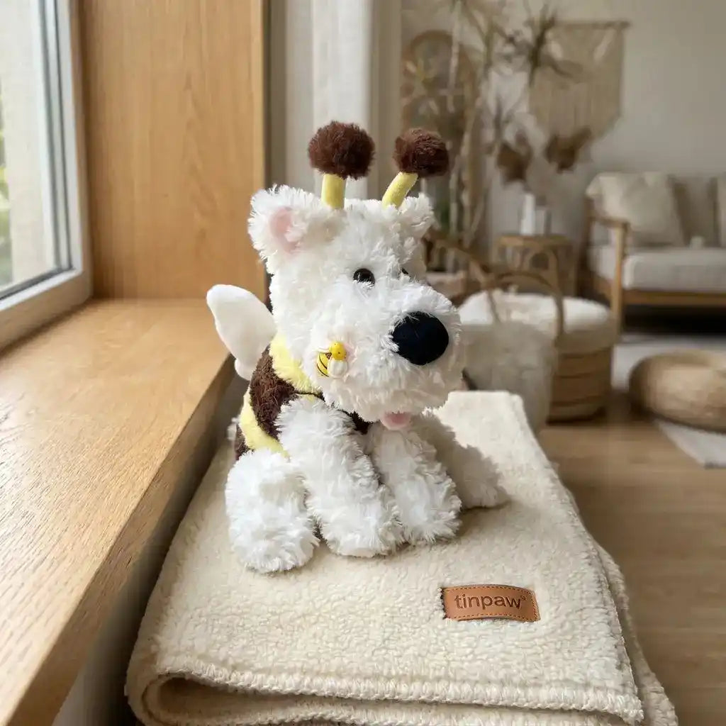 Electric Plush Bee Dog Toy - Dog Toys - TinPaw