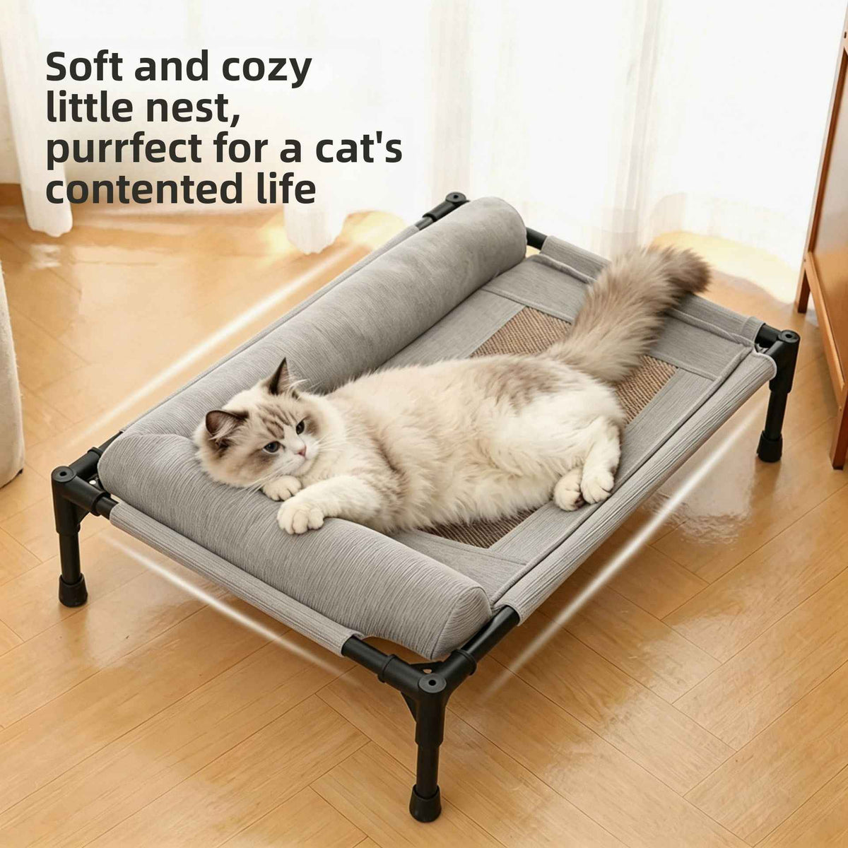 Elevated Foldable Pet Camping Bed - Dog Beds & Furniture - TinPaw
