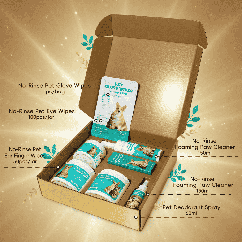 Pet Fur Wipes Box - Dog Grooming - TinPaw