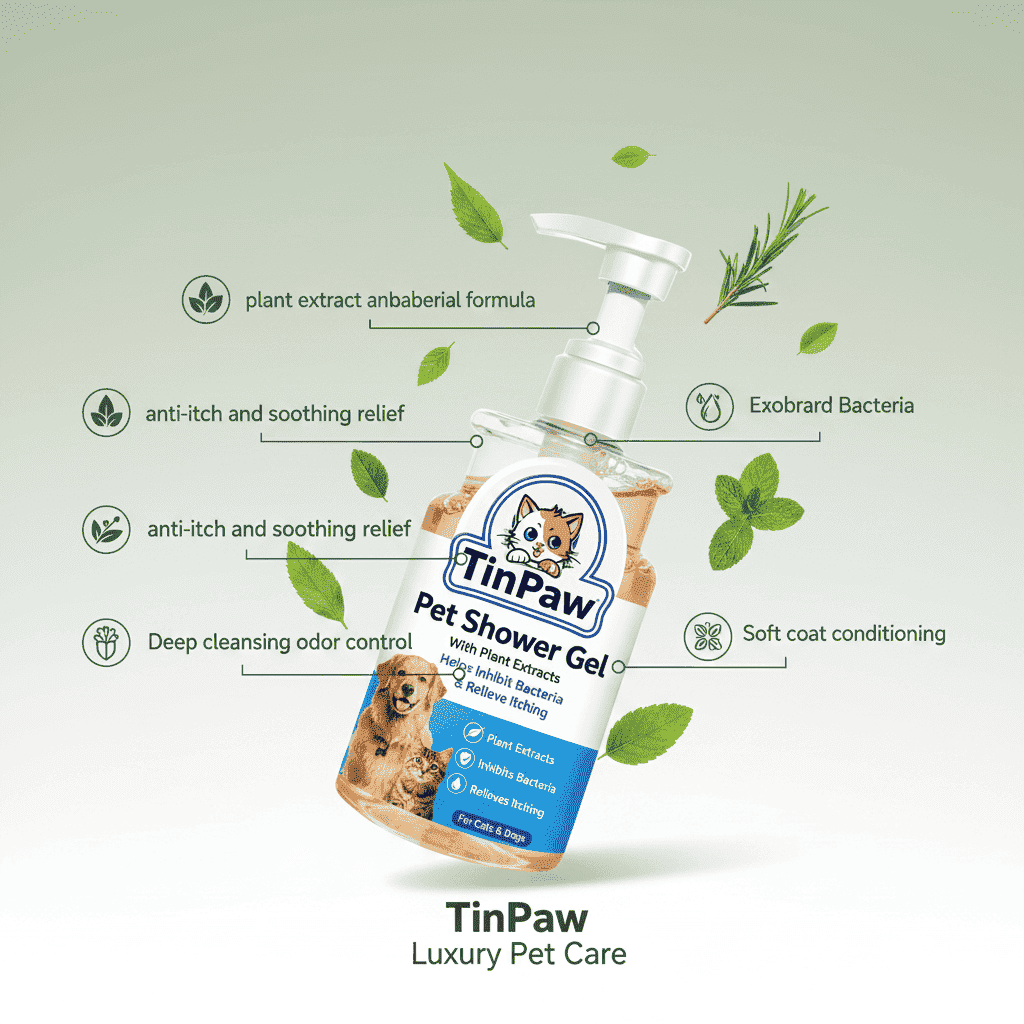 Antibacterial Pet Shampoo 500ml - Dog Shampoo - TinPaw