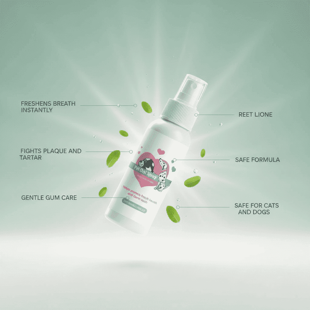 Pet Dental Plaque Spray - Dog Health - TinPaw