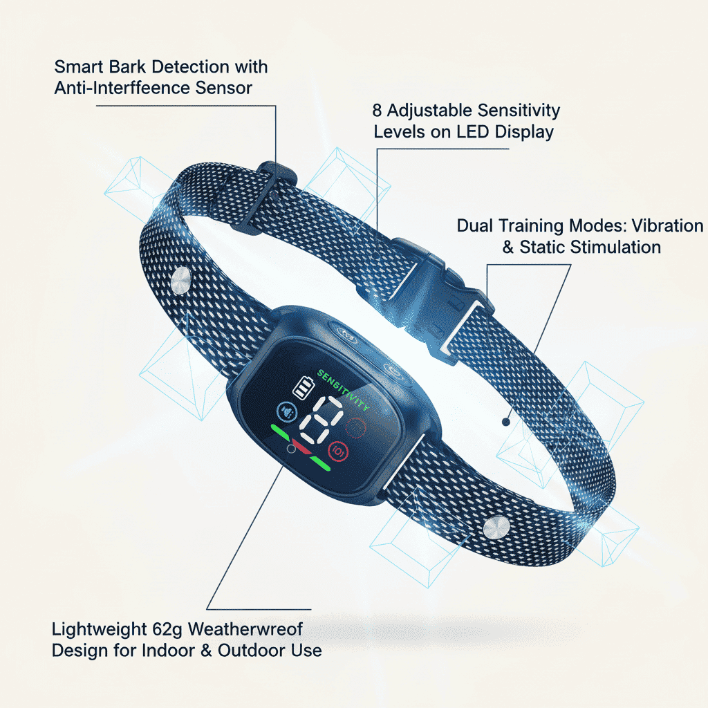 Smart Anti - Bark Collar - Collars - TinPaw