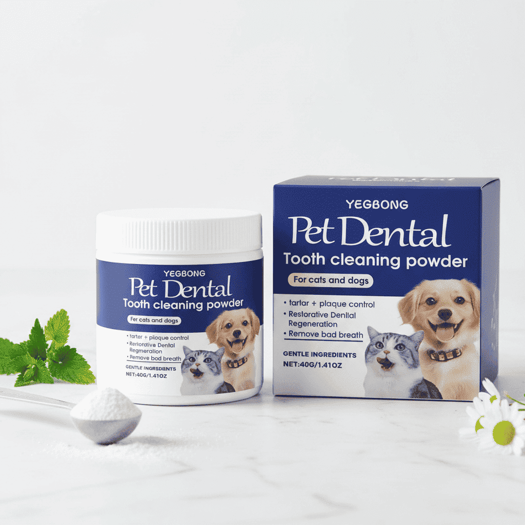 Pet Dental Cleaning Powder - Dog Health - TinPaw