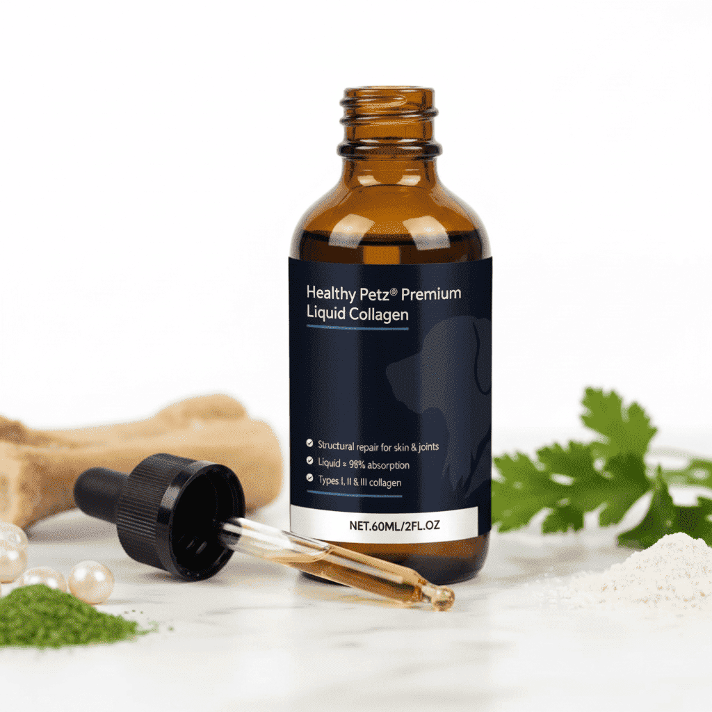 Liquid Collagen Pet Drops - Dog Health - TinPaw